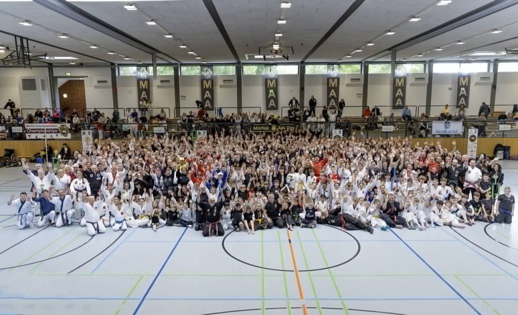 Gruppenbild vom Martial Arts Day in Melle 2026
